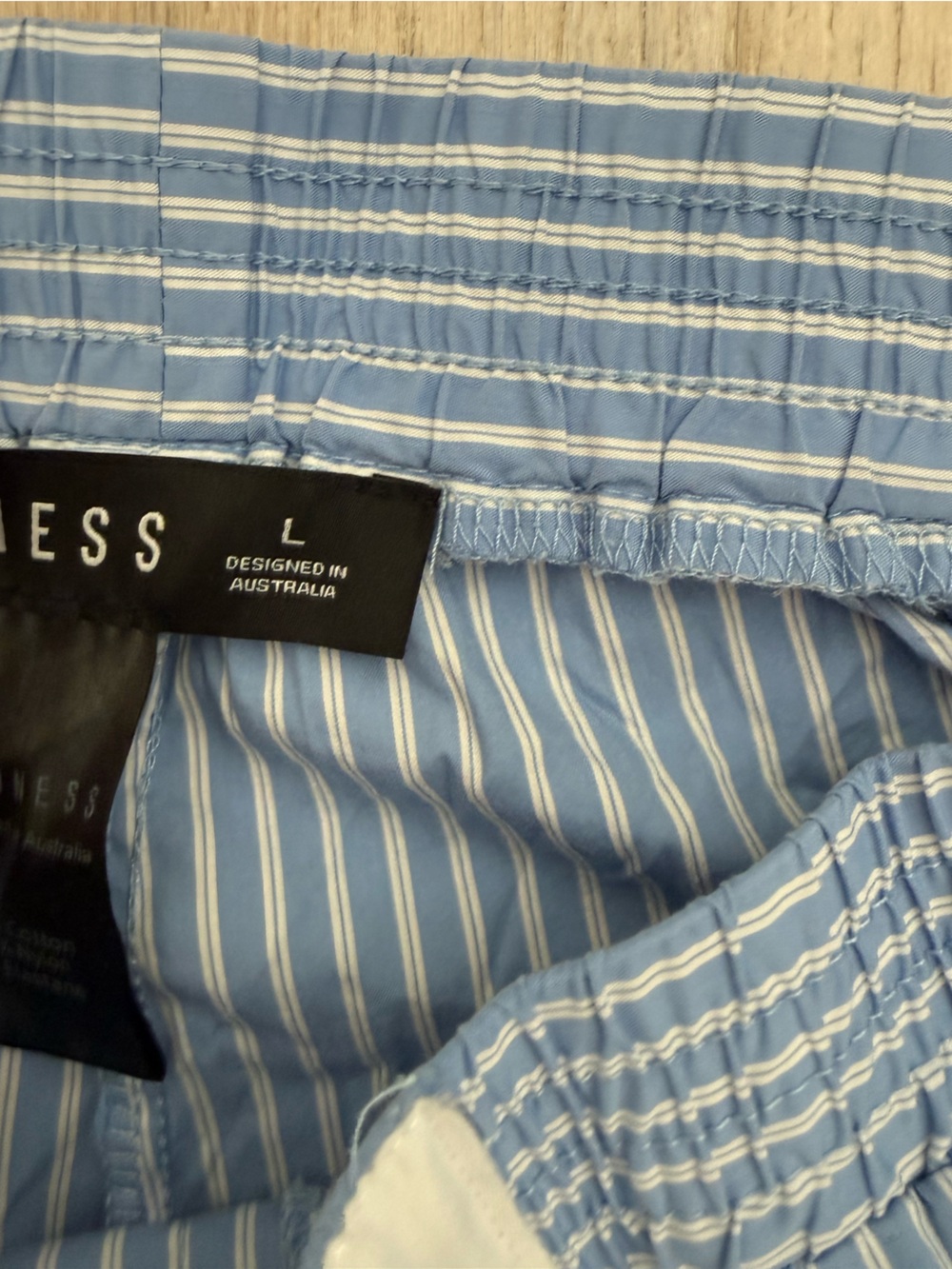 Lioness Cobain Shorts Blue Stripe Size Women’s L Revolve - Picture 5 of 6